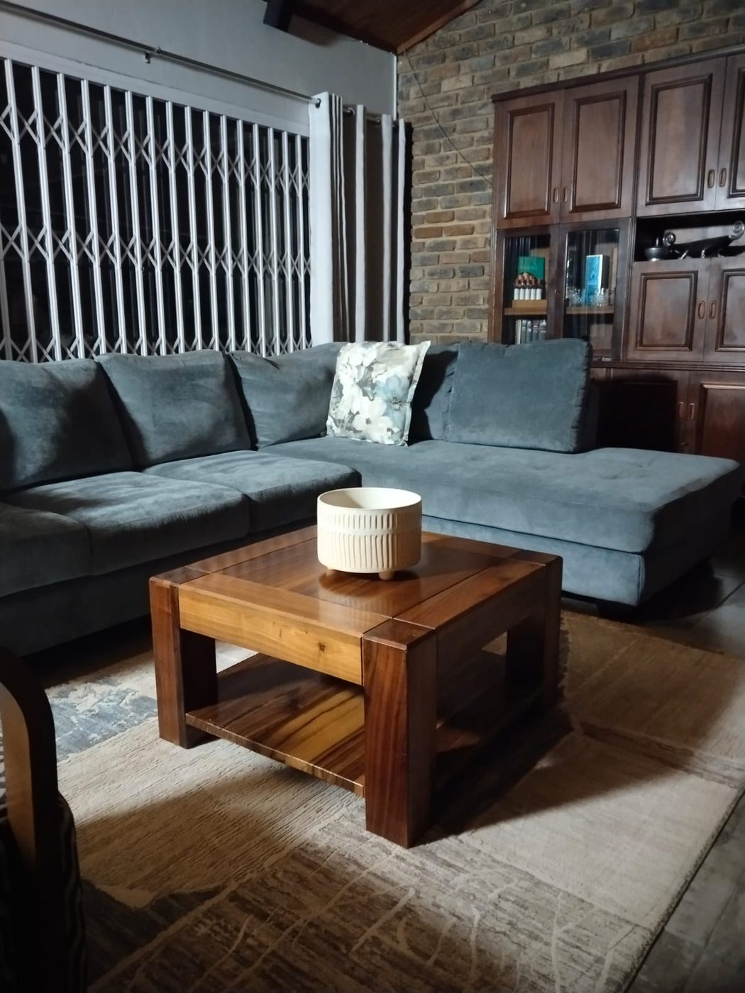 Solid-wood coffee table, built to order